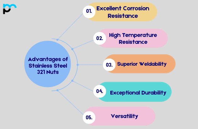 Advantages of Stainless Steel 321 Nuts