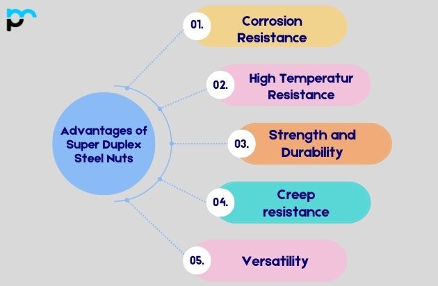Advantages of Super Duplex Steel Nuts​