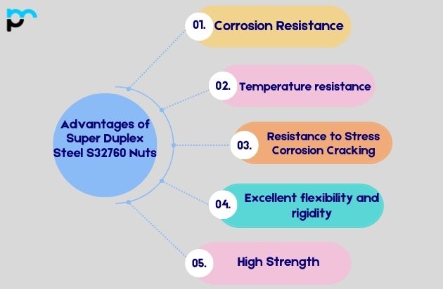 Advantages of Super Duplex Steel S32760 Nuts