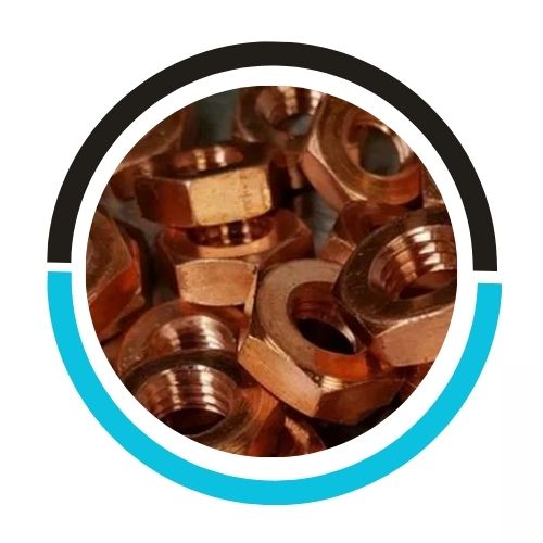 Cupro-Nickel-70-30-Hex-Head-Nut in UAE