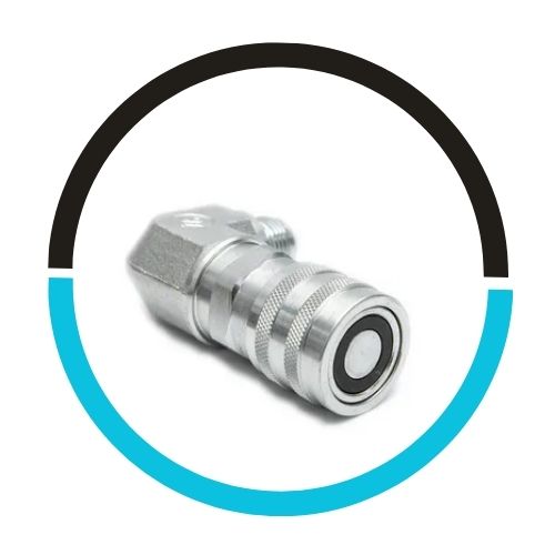 ISO16028 Close Type Flat Face Hydraulic Coupling in UAE
